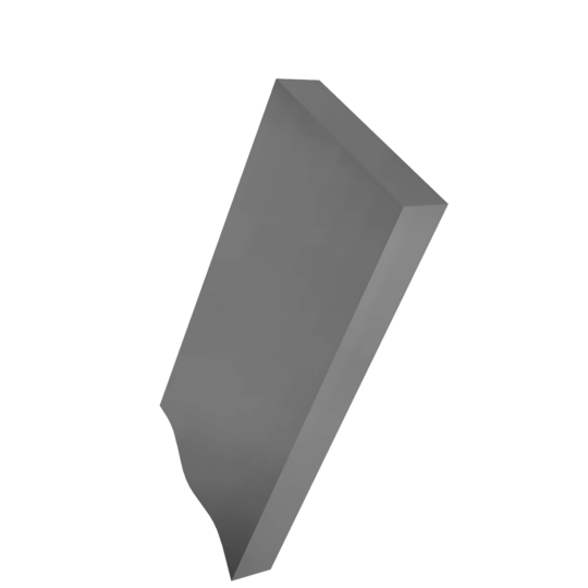 Titanium 1/2 X 2 inch Titanium Rectangular Bar (cut to size)